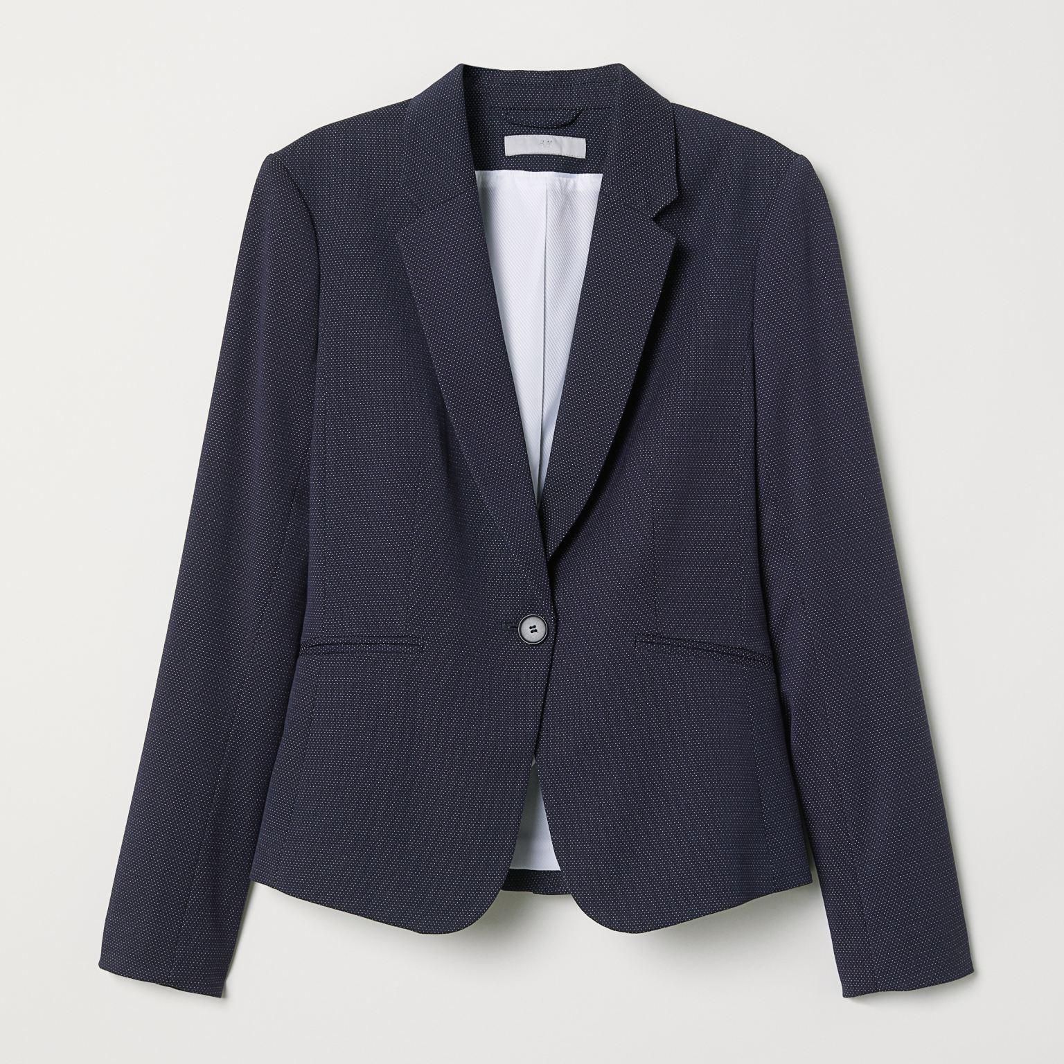 

Жакет H&M XAZ224343DIVL  Темно-синий, Жакет H&M XAZ224343DIVL 40 Темно-синий