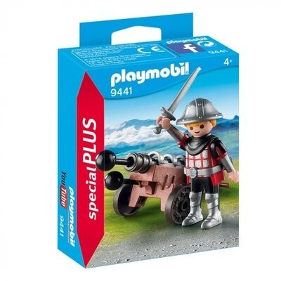 

Конструктор Playmobil Игровой набор Рицарь с пушкой 9441