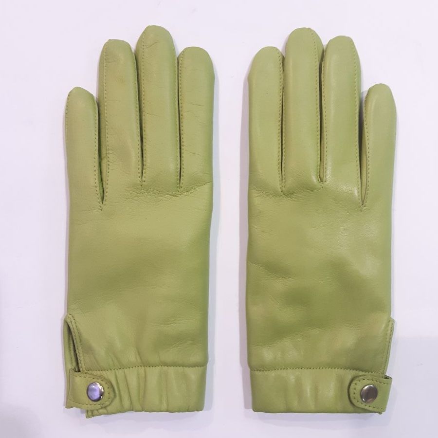 

Женские кожаные перчатки GlovesUA мод.421 р.6 мятные