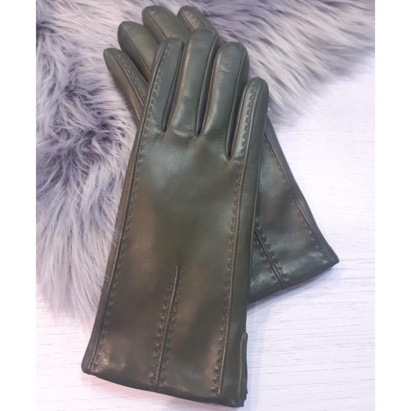 

Мужские перчатки кожаные GlovesUA мод.066 р.10,5 хаки