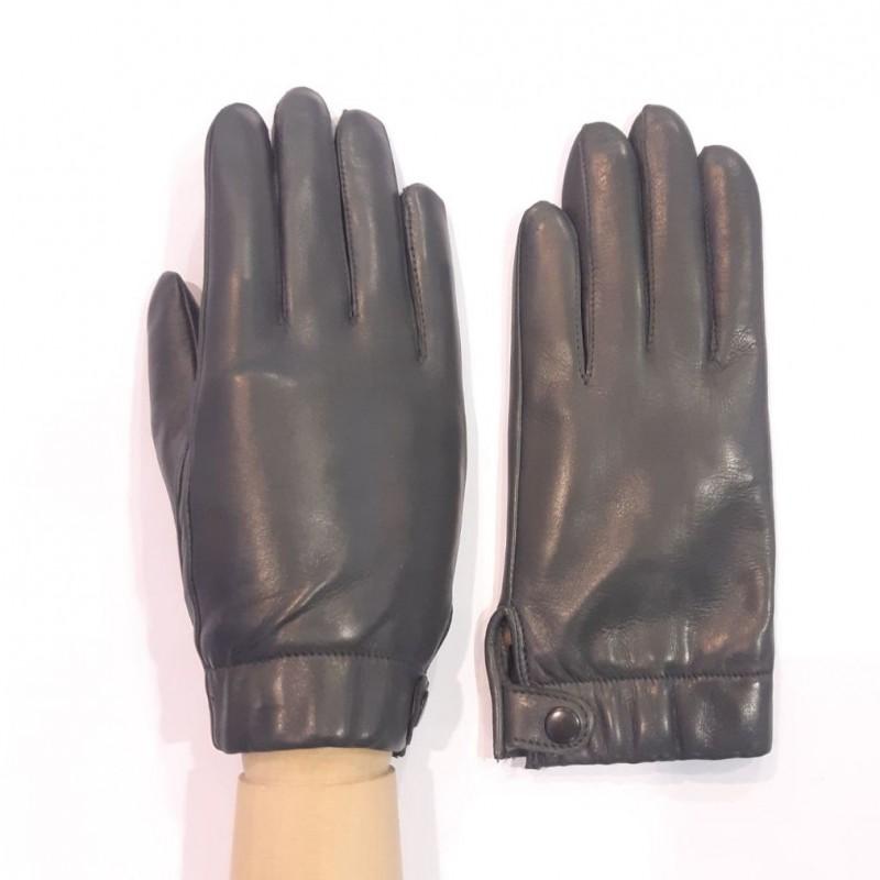 

Женские кожаные перчатки GlovesUA мод.421 р.8,5 темно-серые