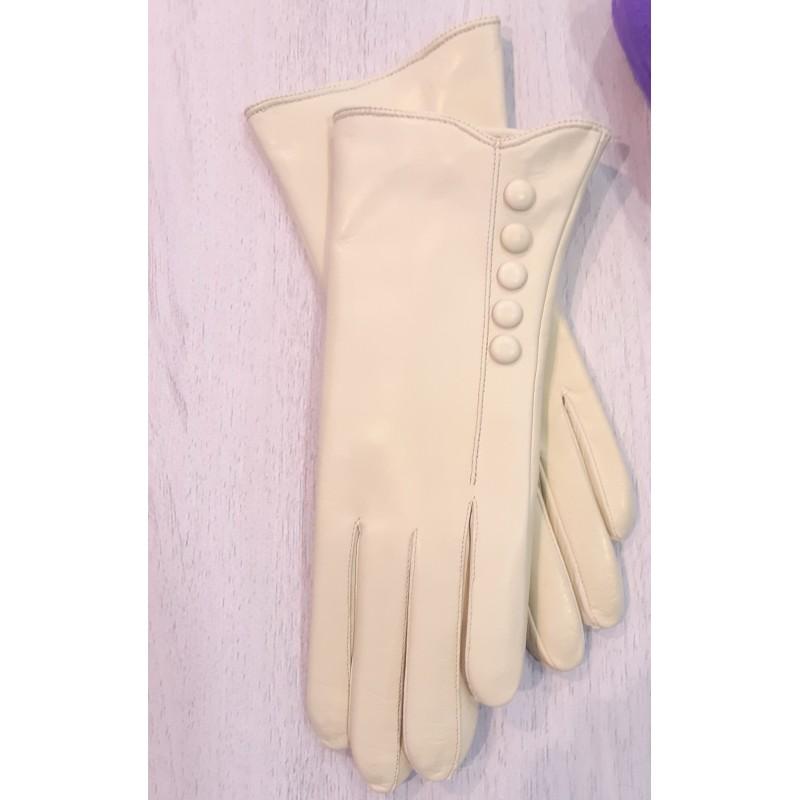 

Женские кожаные перчатки GlovesUA мод.113 р.7,5 бежевые