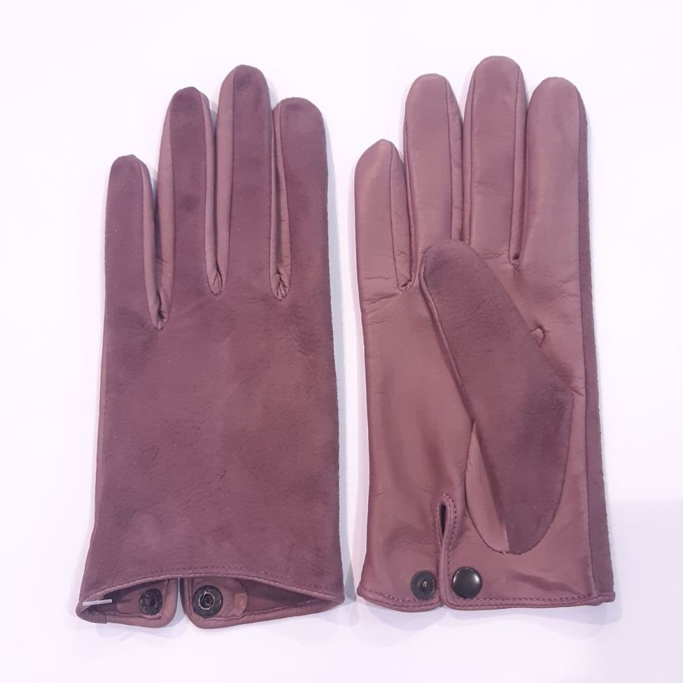 

Женские перчатки комбинированные GlovesUA мод.394 р.8,5 фанданго