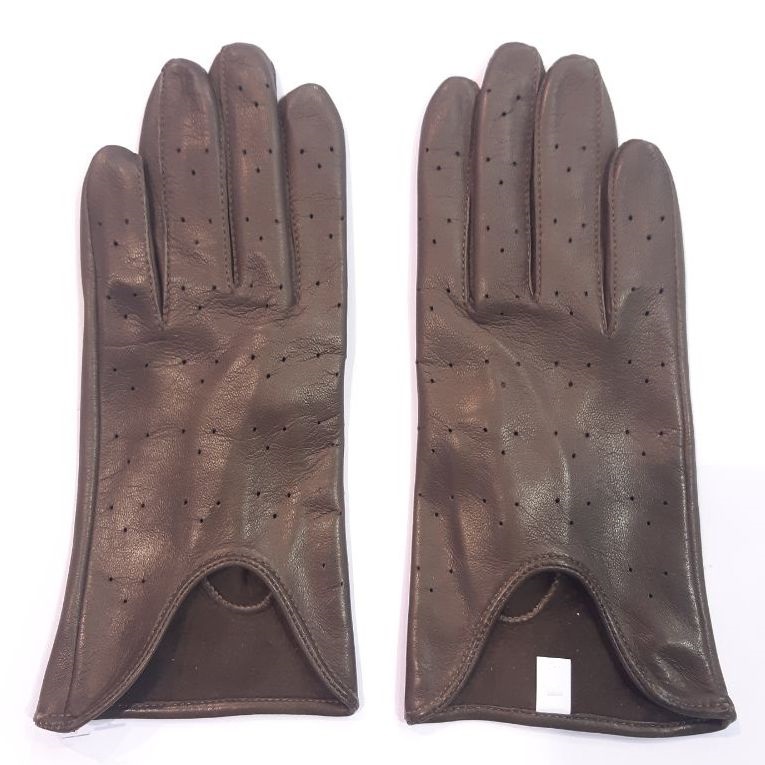 

Женские перчатки кожаные GlovesUA мод.060 р.8,5 тауп