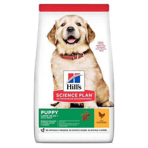 

Сухой корм Hills Science Plan Puppy Large Breed для собак с курицей, 2.5 кг