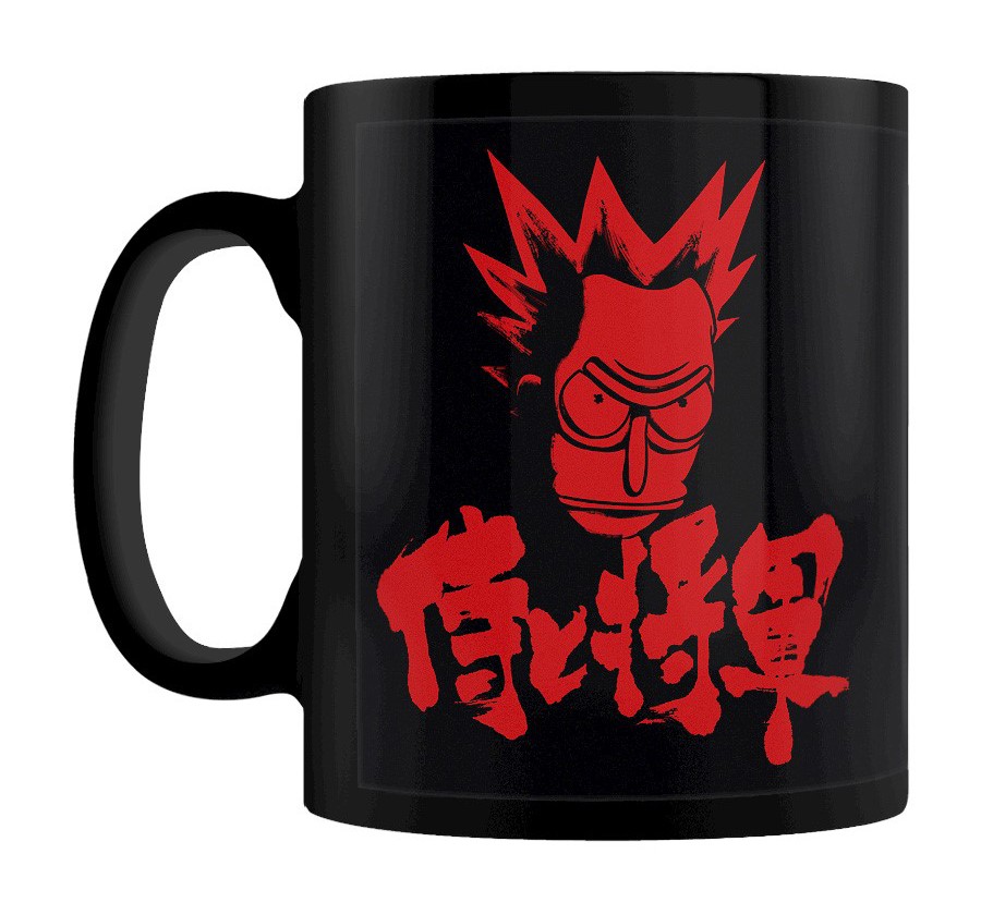 

Чашка Pyramid International Rick and Morty - Samurai Spray Black Coffee Mug 315 ml