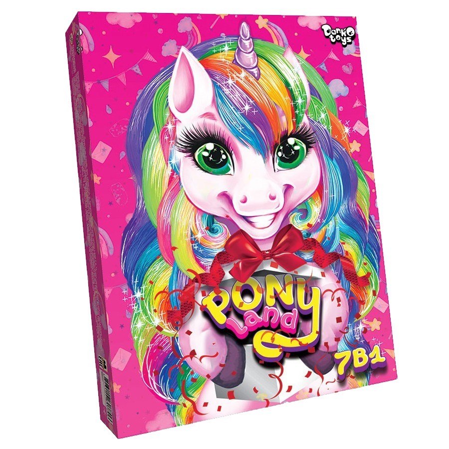 

Набор для творчества Pony Land 7 в 1 Danko Toys 28х38x5 см