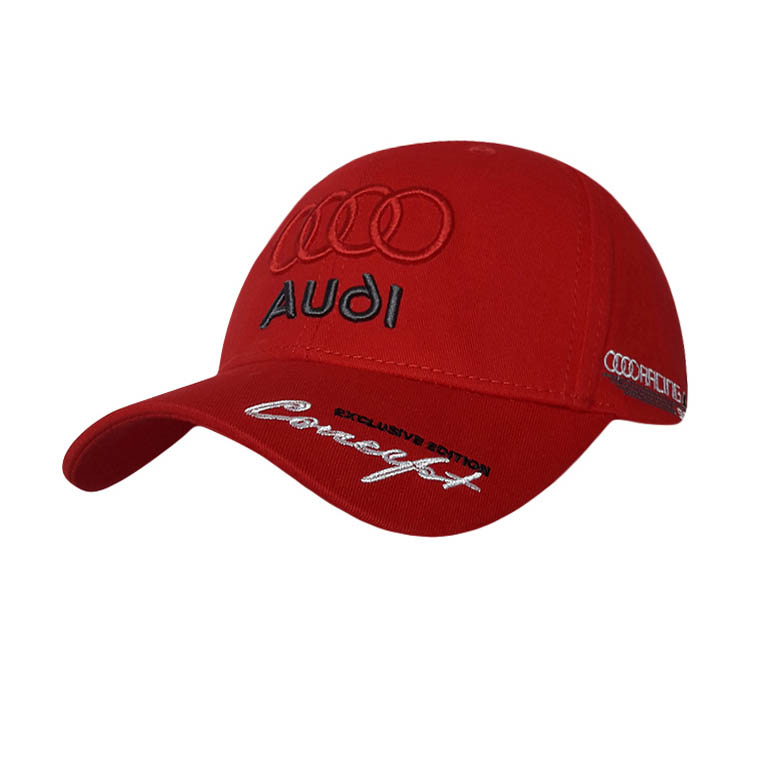 

Автомобильная кепка Ауди Sport Line 5148 57-60 цвет красный