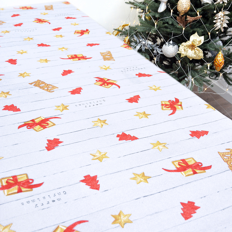 

Новогодняя скатерть Time Textile X-mas Gift Серый TT173571 140x200