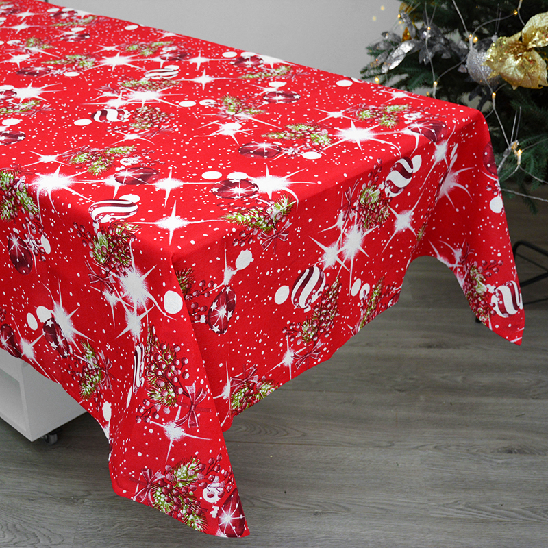 

Новогодняя скатерть Time Textile X-mas Mood Красный TT172567 140x280