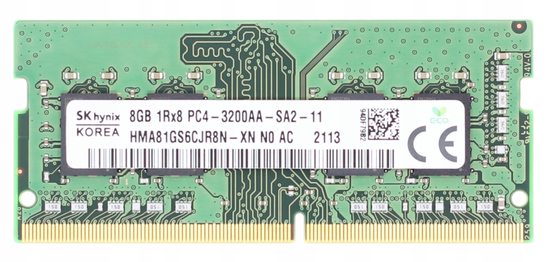 

Пам'ять Hynix 8 GB SO-DIMM DDR4 3200 MHz - (HMA81GS6CJR8N-XN)