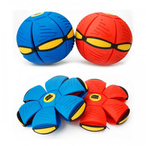 

Мяч-запускалка складной PHLAT BALL плоский мяч трансформер шар-летающая тарелка