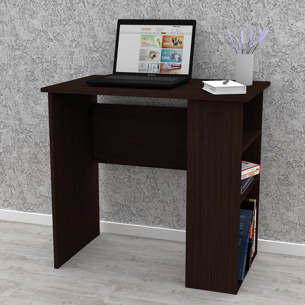 

Компьютерный стол Флеш-43 FlashNika Дуб Венге