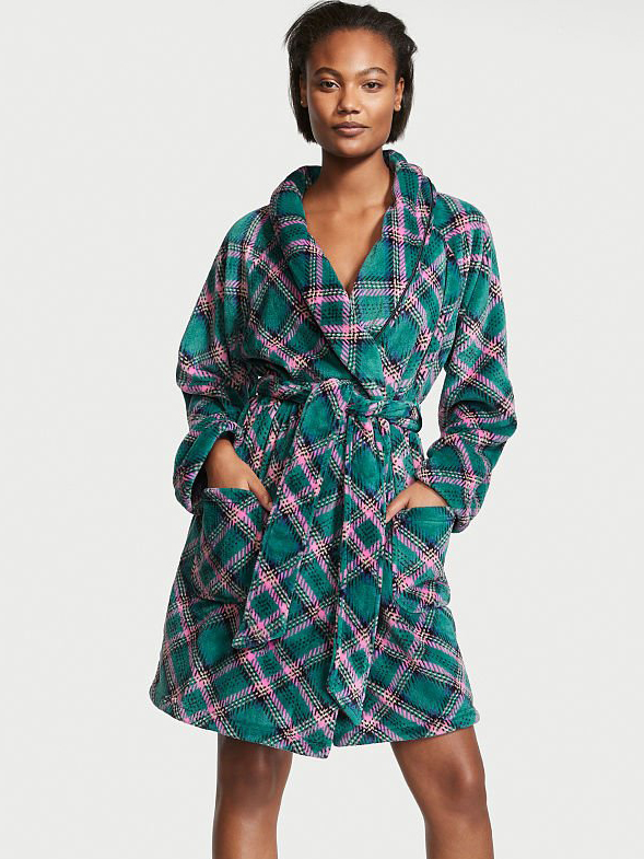 

Халат Victoria's Secret 534831192 / Зеленый/Фиолетовый, Халат Victoria's Secret 534831192 M/L Зеленый/Фиолетовый