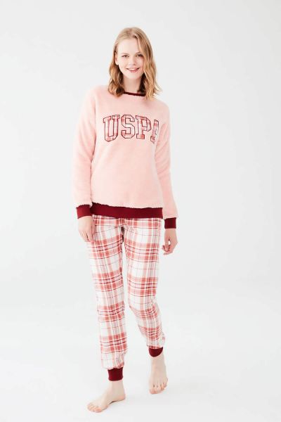 

Женский домашний костюм 16651 U.S. Polo ASSN лососевый, Женский домашний костюм 16651 U.S. Polo ASSN лососевый M
