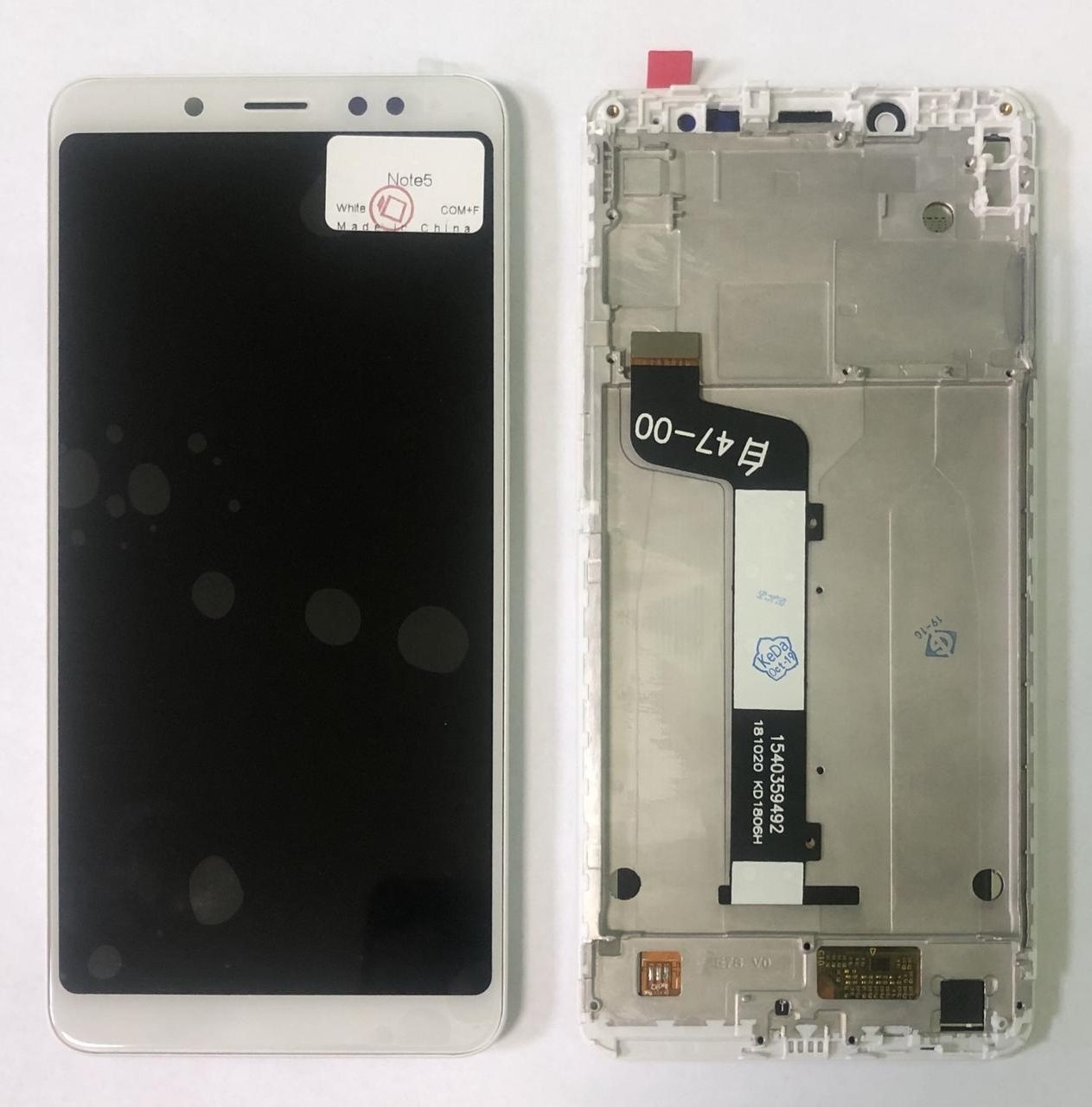 

Дисплей Original PRC для Xiaomi Redmi Note 5/Note 5 Pro модуль в зборі з тачскріном, рамкою, білий