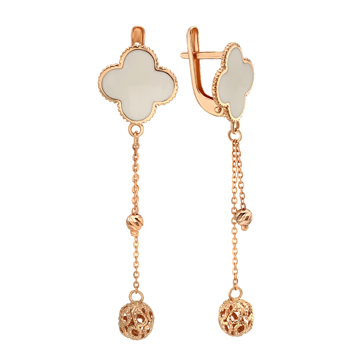 

Золотые серьги с эмалью Tango Jewellery Company 400275Е