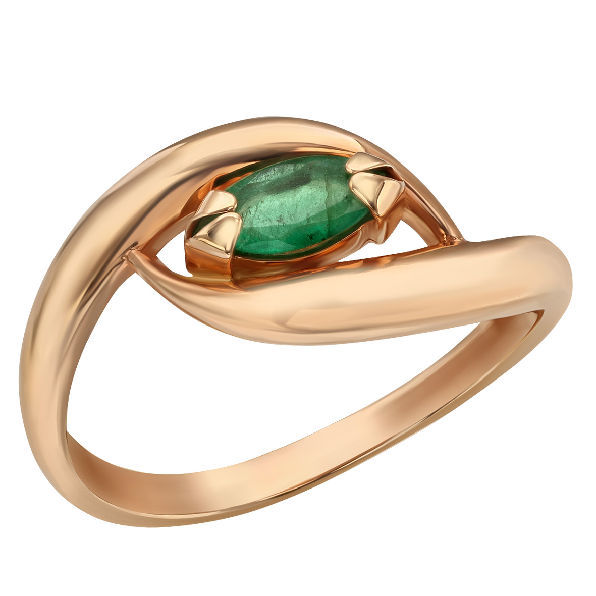 

Золотое кольцо с изумрудом Tango Jewellery Company 377732 размер 18