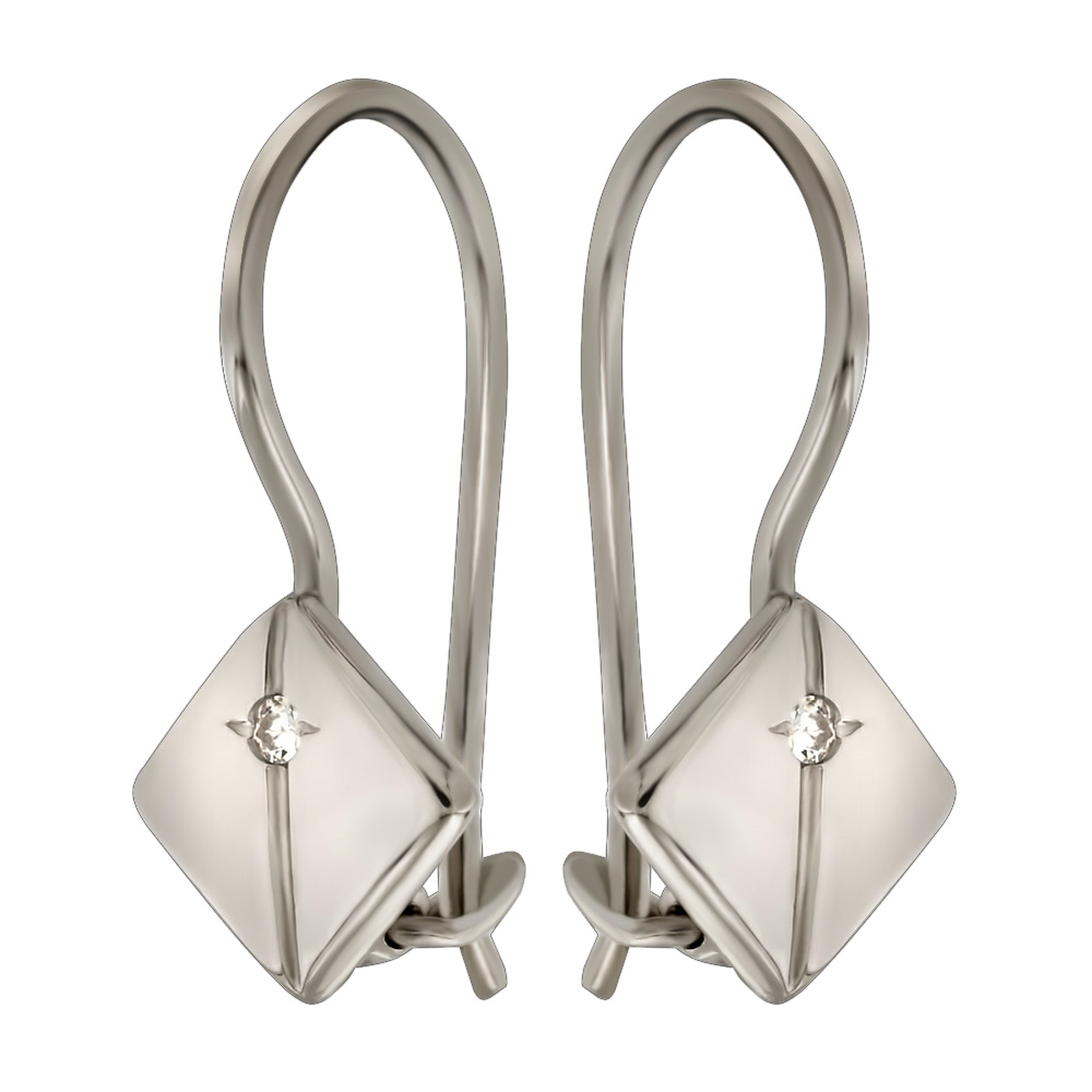 

Серебряные серьги с фианитами Tango Jewellery Company 470712С