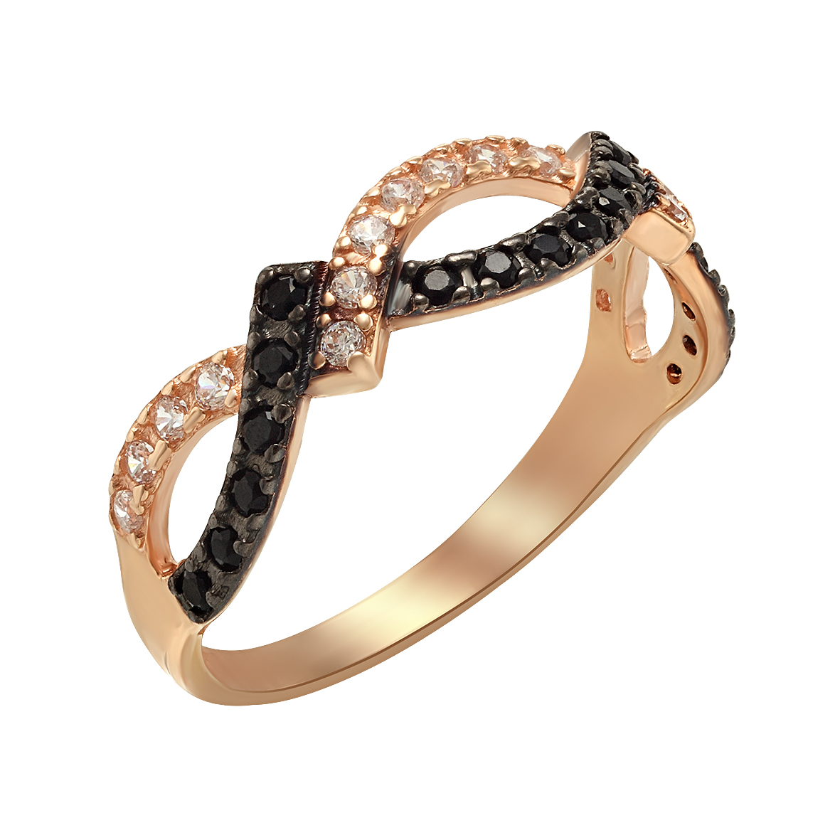 

Золотое кольцо с фианитами Tango Jewellery Company 380342 размер 18.5