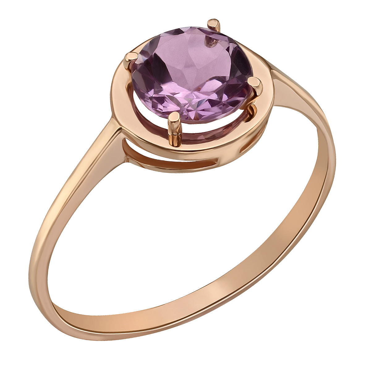 

Золотое кольцо с аметистом Tango Jewellery Company 363671 размер 17