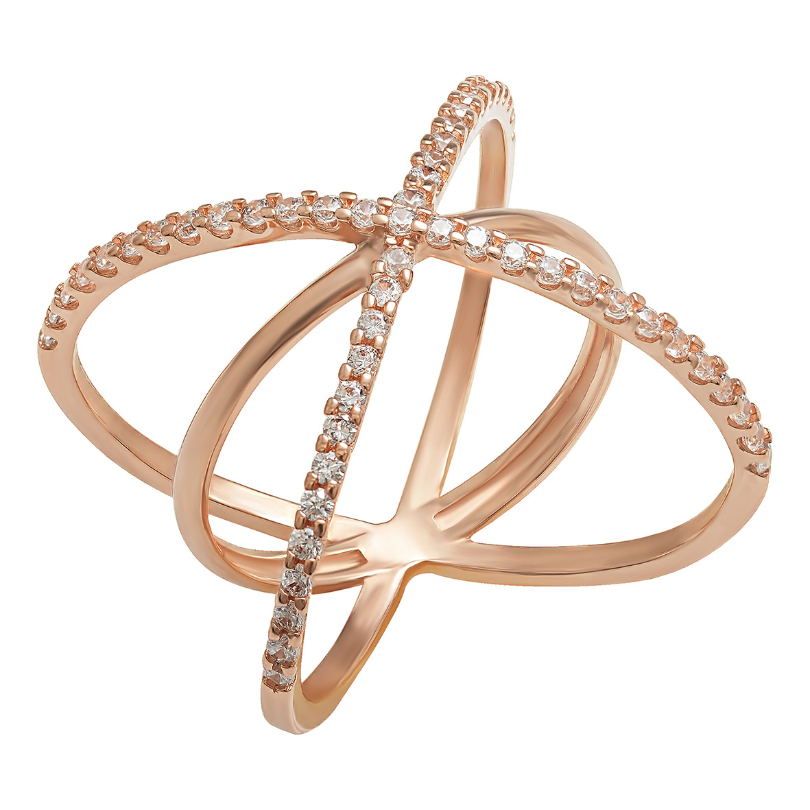 

Золотое кольцо с фианитами Tango Jewellery Company 380176 размер 19