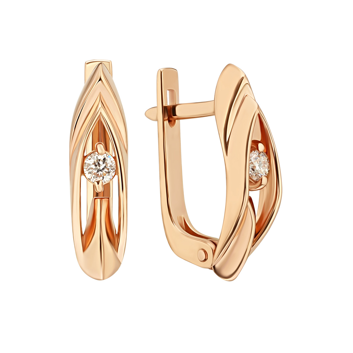 

Золотые серьги с бриллиантами Tango Jewellery Company 760310
