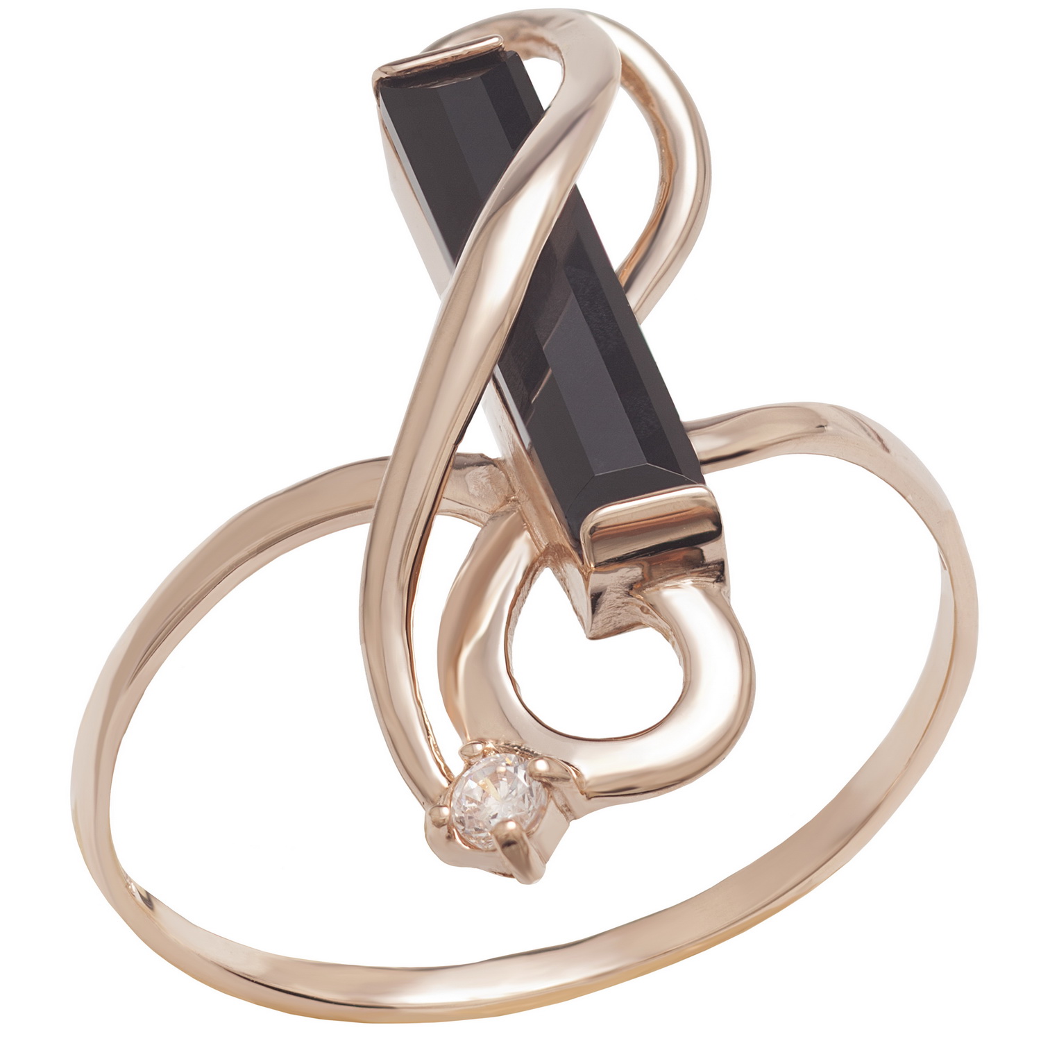 

Золотое кольцо с агатом и фианитом Tango Jewellery Company 369543 размер 18.5