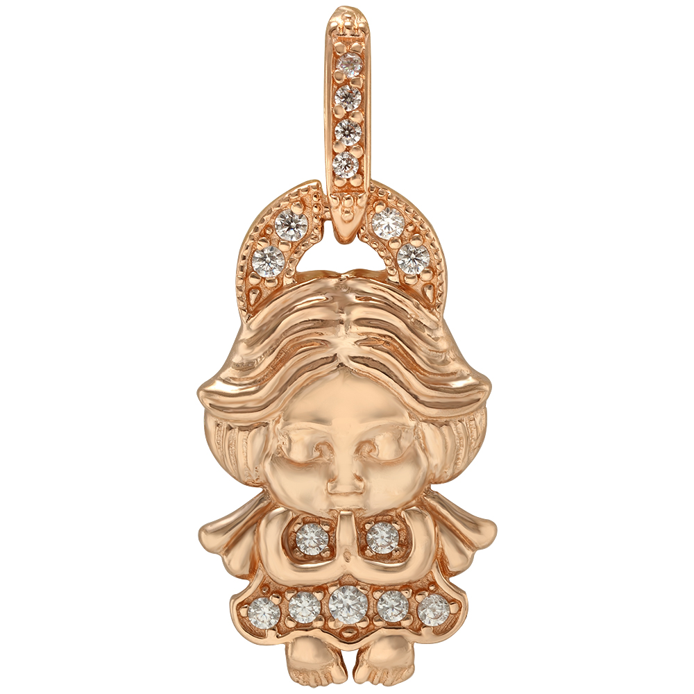 

Золотая подвеска с фианитами Tango Jewellery Company 150374