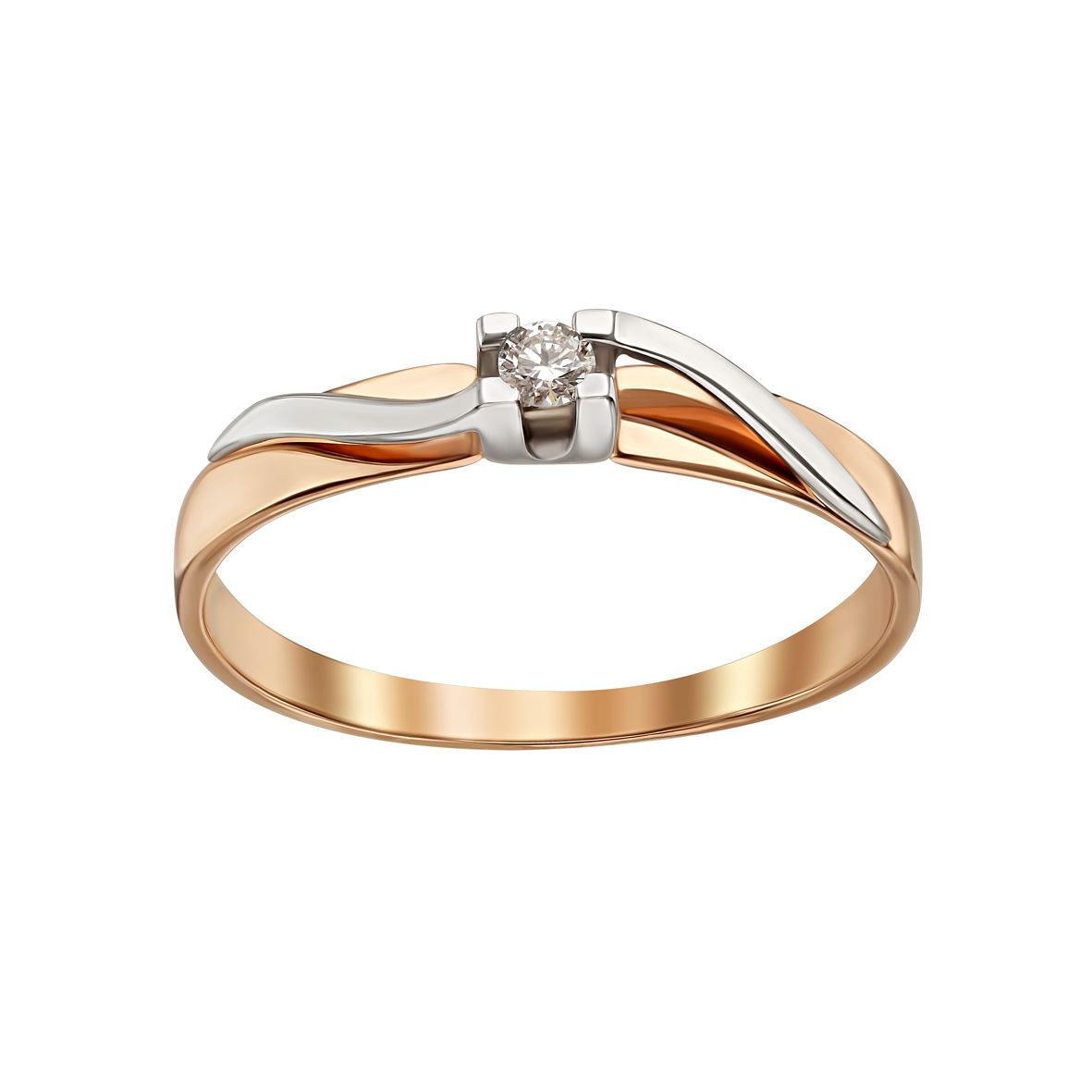 

Золотое кольцо с бриллиантом Tango Jewellery Company 750696 размер 17.5
