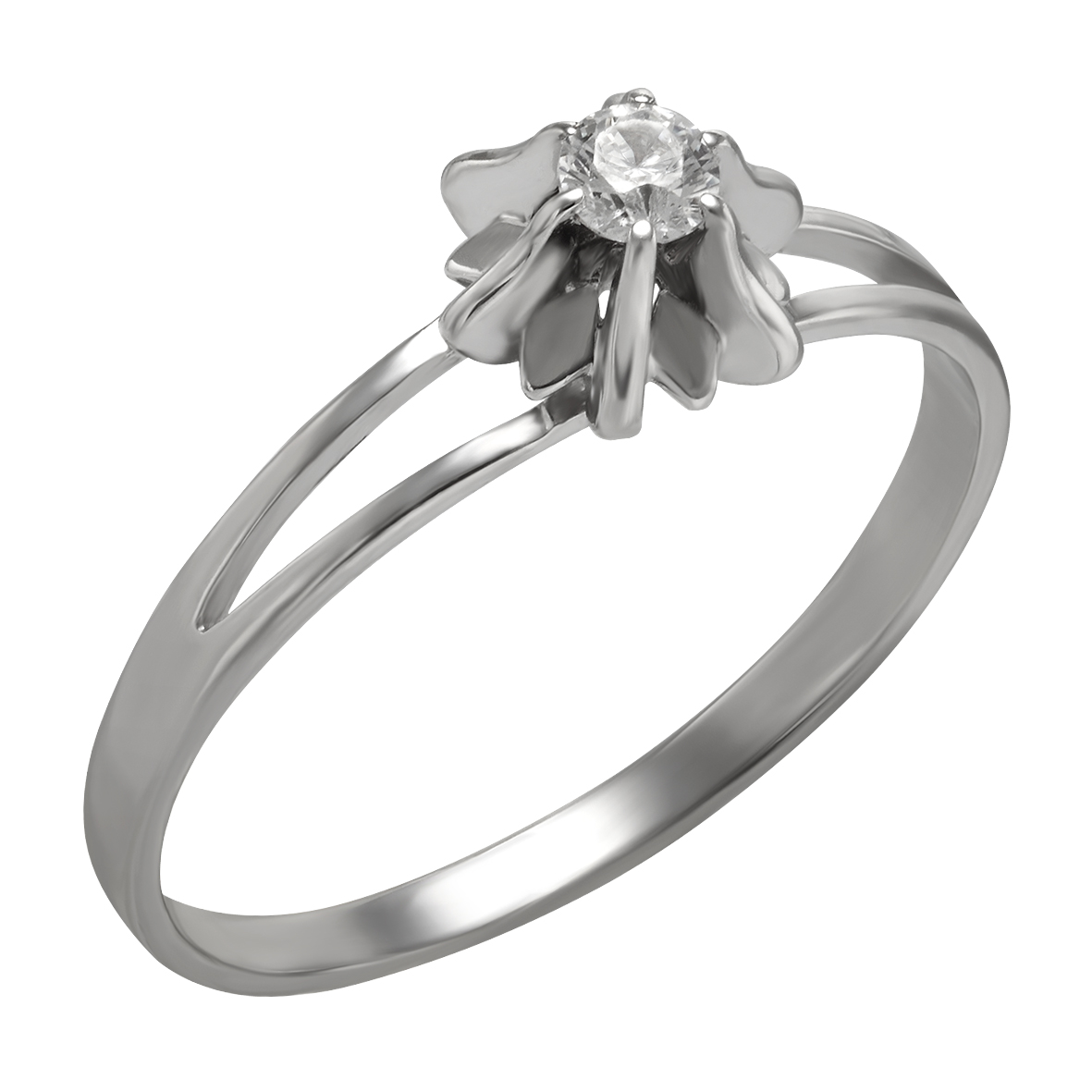 

Кольцо в белом золоте с бриллиантом Tango Jewellery Company 750626В размер 18