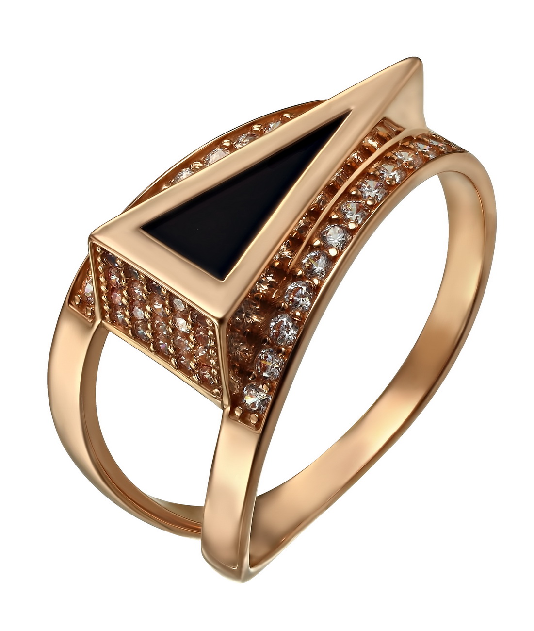 

Золотое кольцо с агатом и фианитами Tango Jewellery Company 369600 размер 18.5
