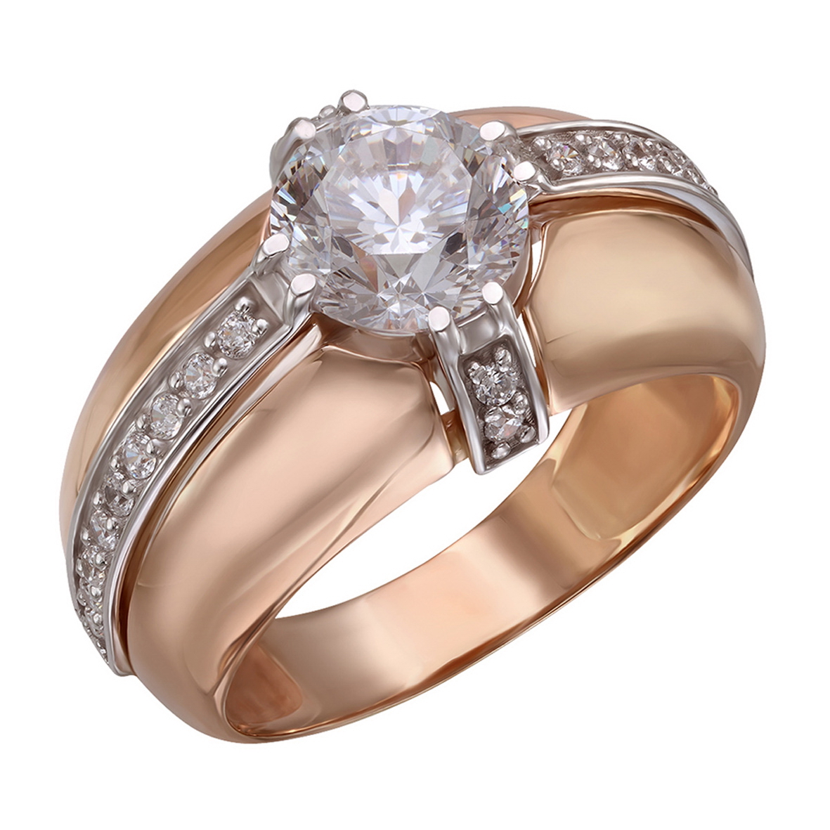 

Золотое кольцо с фианитами Tango Jewellery Company 350054 размер 19.5