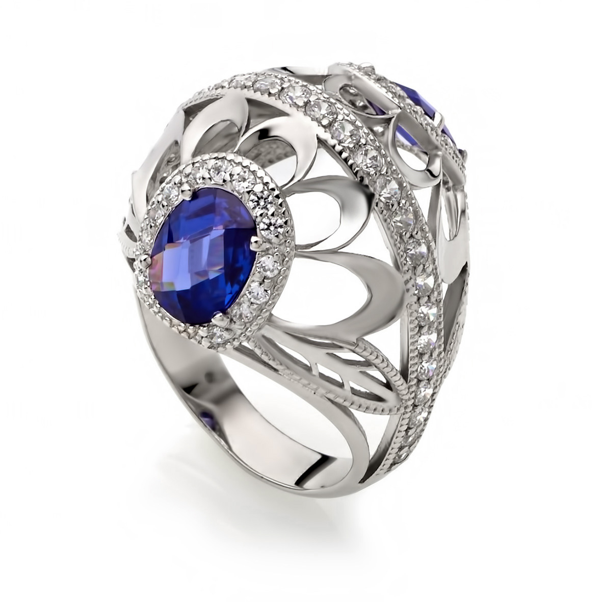 

Серебряное кольцо с фианитами Tango Jewellery Company 320701С размер 20