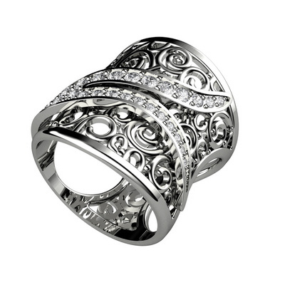 

Серебряное кольцо с фианитами Tango Jewellery Company 330762С размер 17