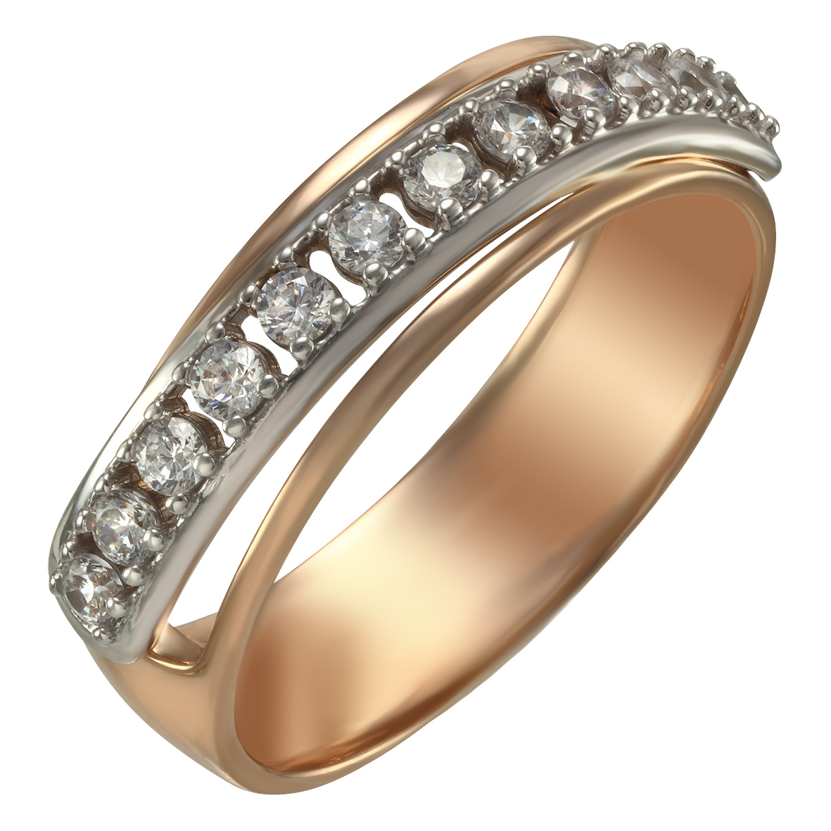 

Золотое кольцо с фианитами Tango Jewellery Company 350006 размер 18.5