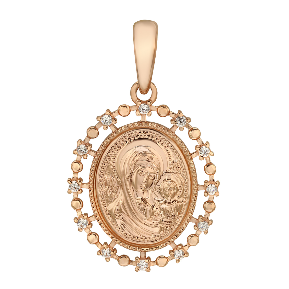 

Золотая ладанка Божьей Матери "Казанская" Tango Jewellery Company 160396