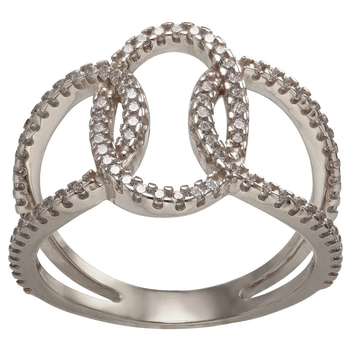 

Серебряное кольцо с фианитами Tango Jewellery Company 380362С размер 17.5