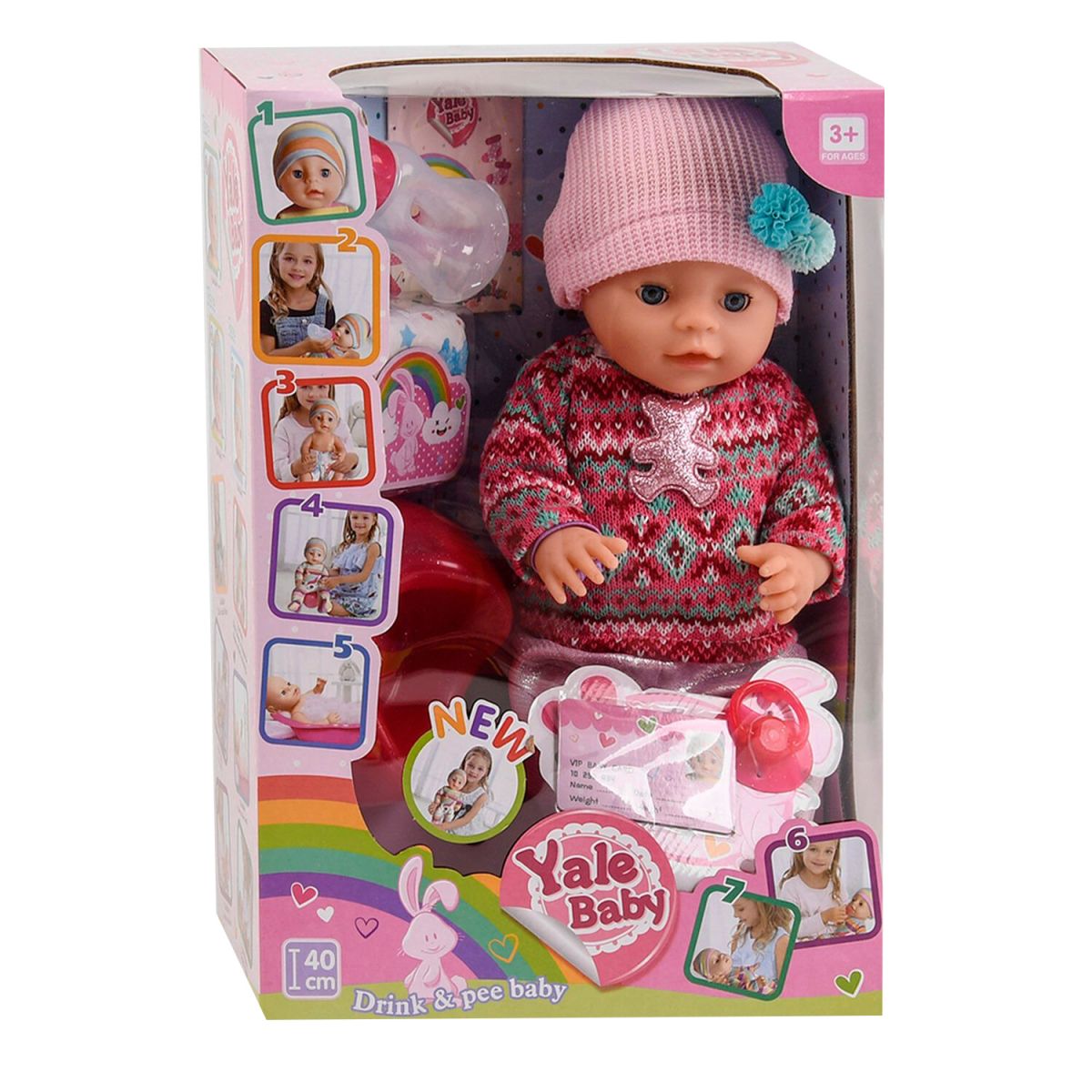 

Пупс Yale baby в свитере MiC (YL1961G) (177413)