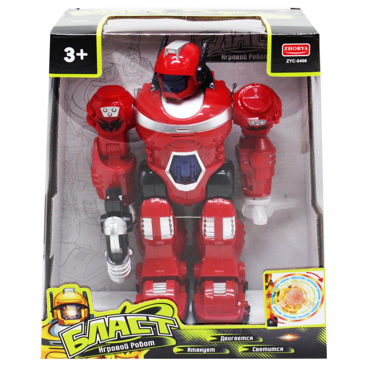 

Робот Бласт красный рус MiC (ZYC-0406) (177901)