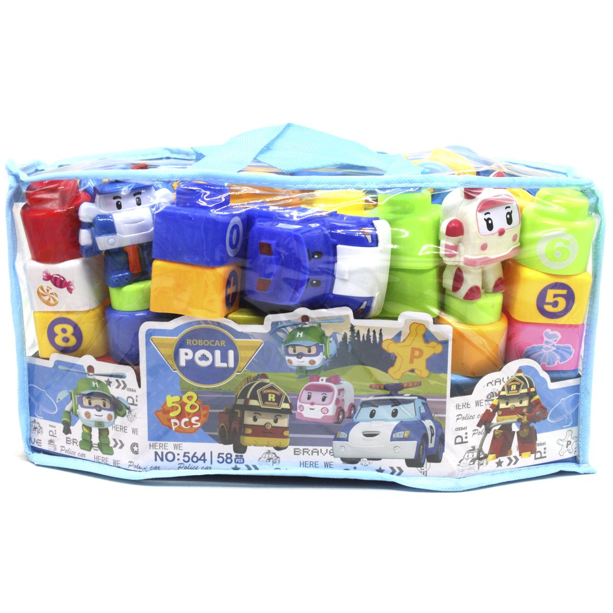 

Конструктор Robocar Poli 58 дет MiC (564) (177816)