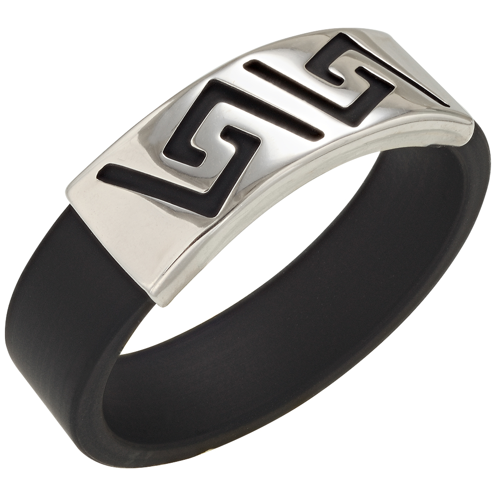

Кольцо из серебра с каучуком Tango Jewellery Company 900625С размер 21
