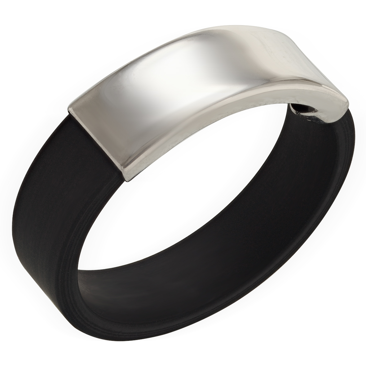 

Кольцо из серебра с каучуком Tango Jewellery Company 900630С размер 21.5
