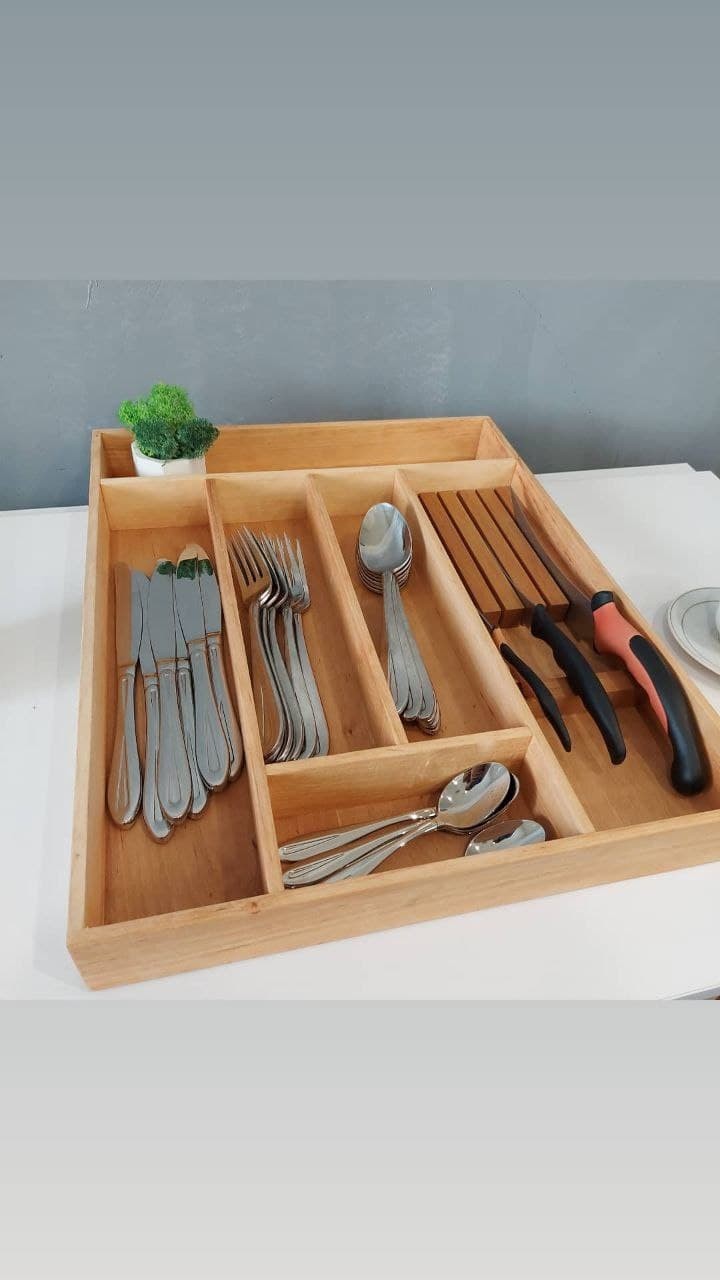 

Лоток Wooden Organizer для столовых приборов, 35*45 см