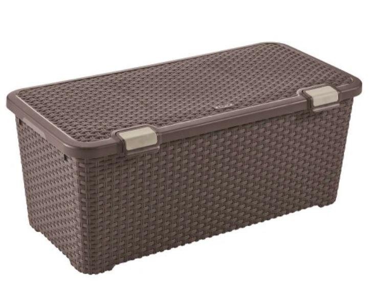 

Контейнер для хранения Curver Rattan Style Trunk 72L Коричневый