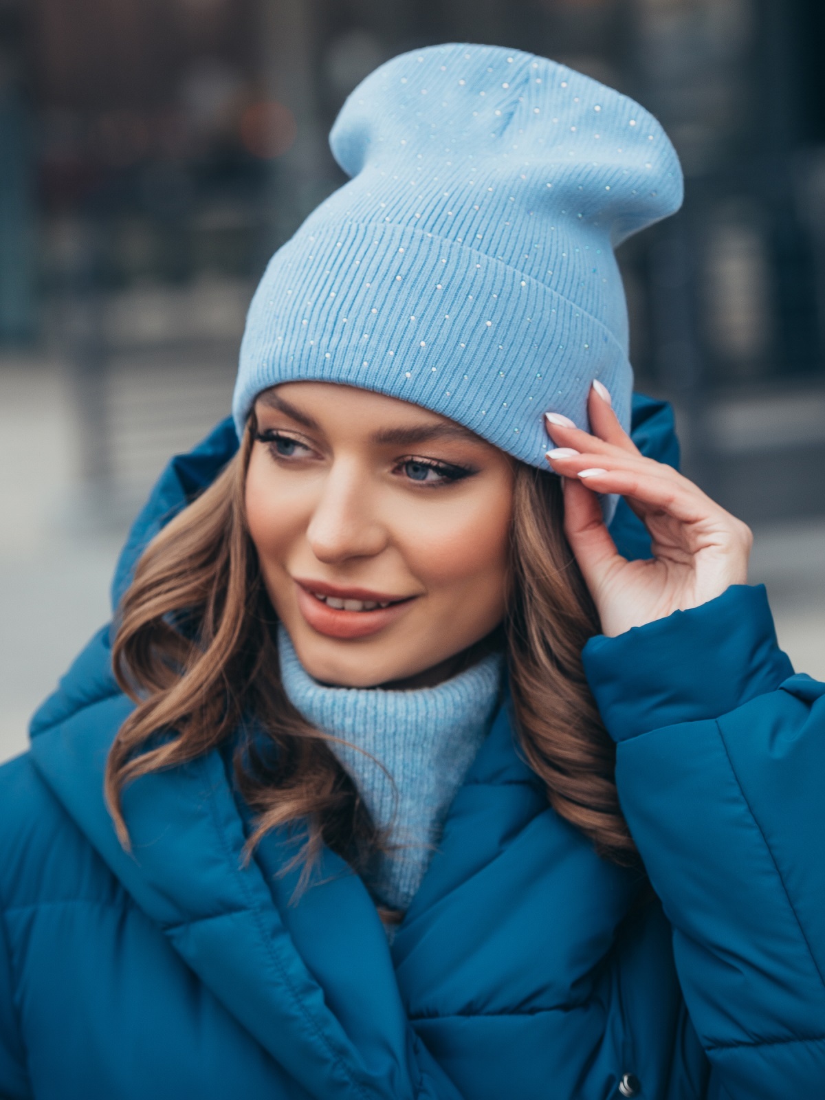 

Шапка Dressa 56115 Голубая