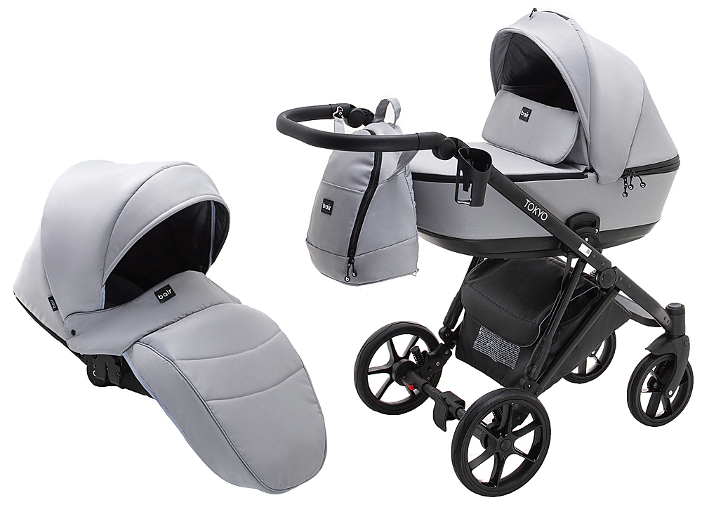 

Коляска 2 в 1 Bair Tokyo Soft 31 серый