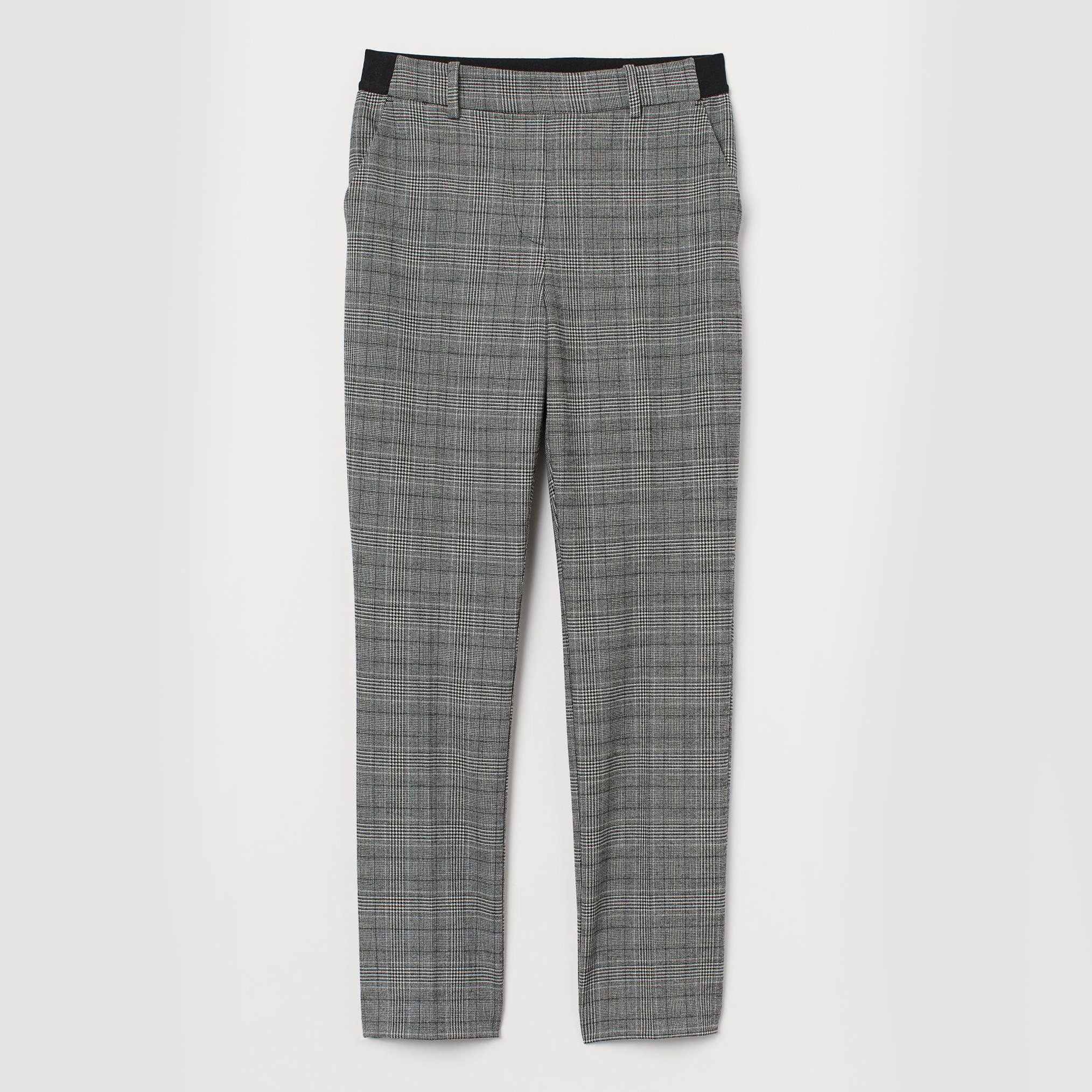 

Брюки H&M XAZ226277CIYC  Серые с белым, Брюки H&M XAZ226277CIYC 44 Серые с белым