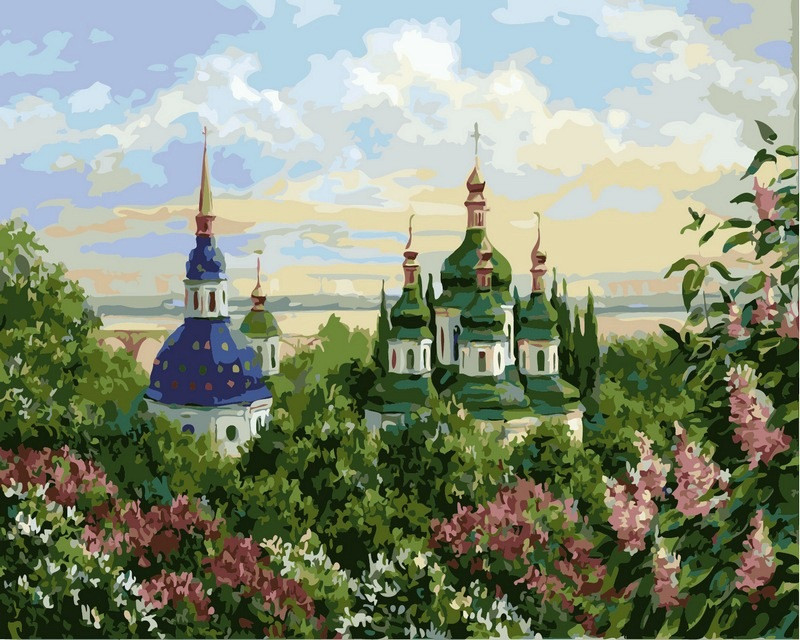 

Весеннее утро. Роспись по номерам. Babylon 40x50