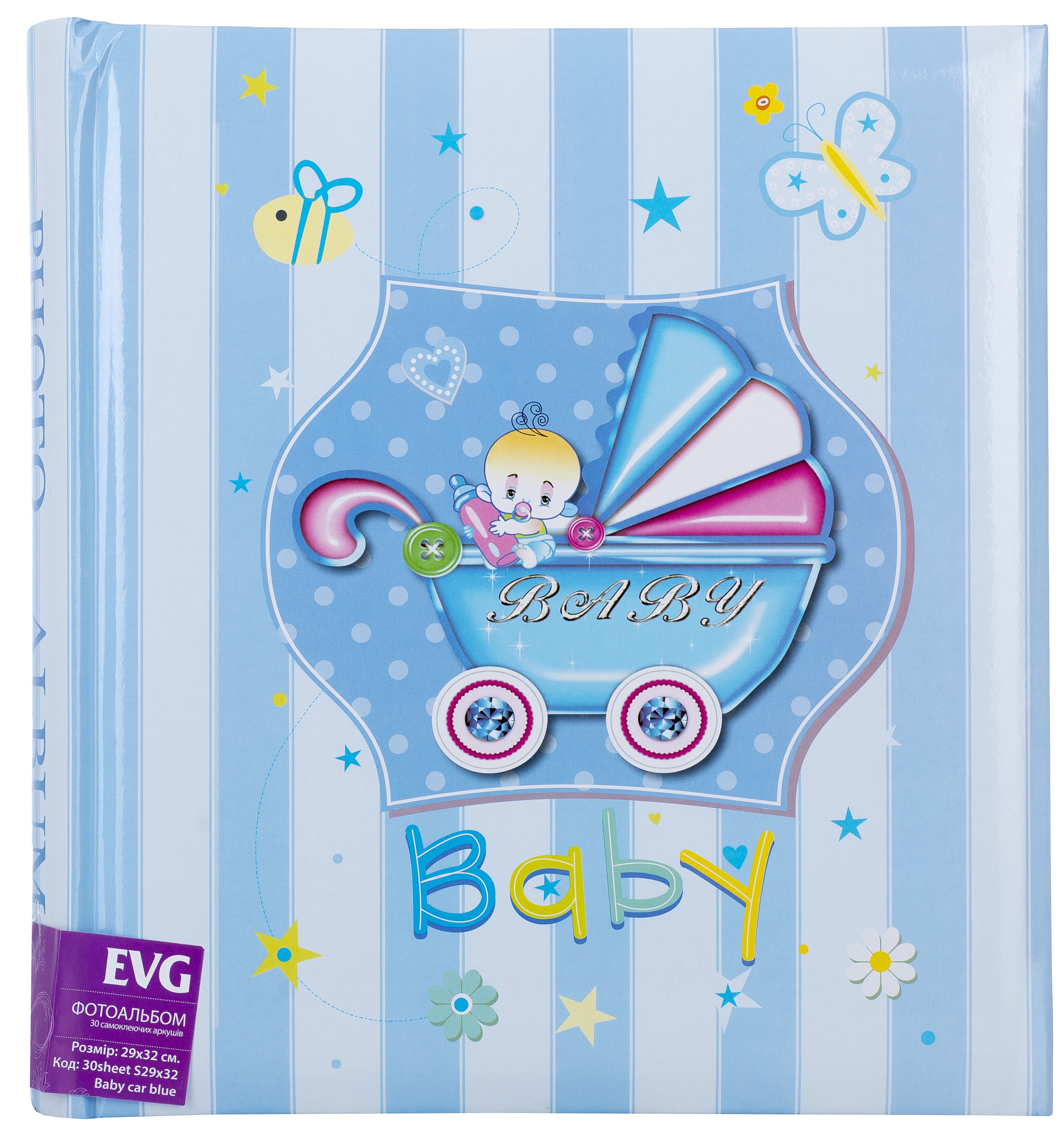 

Фотоальбом EVG 30sheet S29x32 Baby Сar Blue